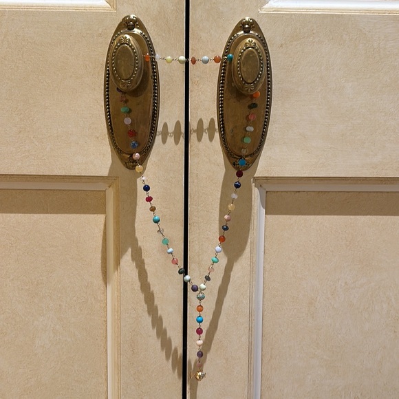 Sydney Evan Bread necklace with turquoise charms - Picture 2 of 4